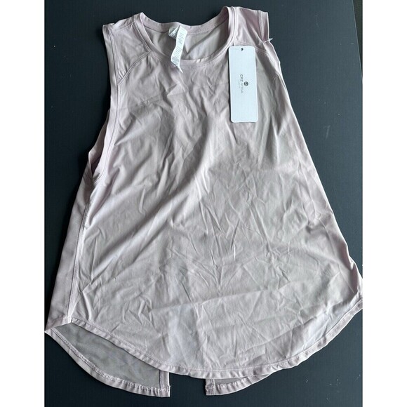 CRZ YOGA Women's Sports /Gym Workout Sleeveless Tank Top Lightweight Mesh Panel - Picture 5 of 7